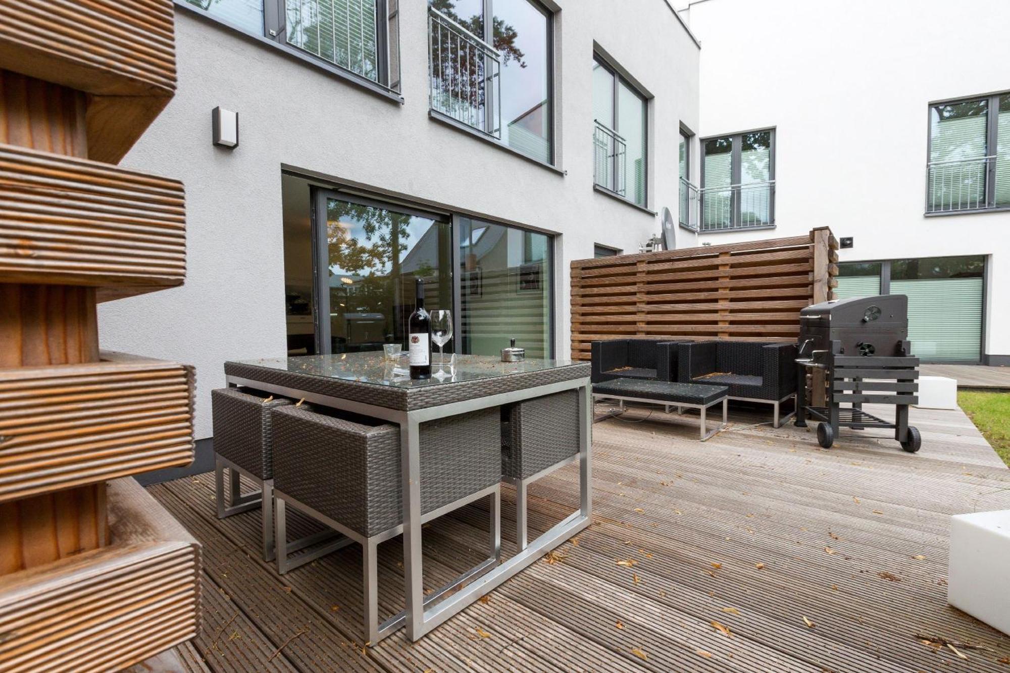 Residenz Mare Baltikum Fewo 3 - Strandnah, Terrasse, Sauna ユリウスルー エクステリア 写真