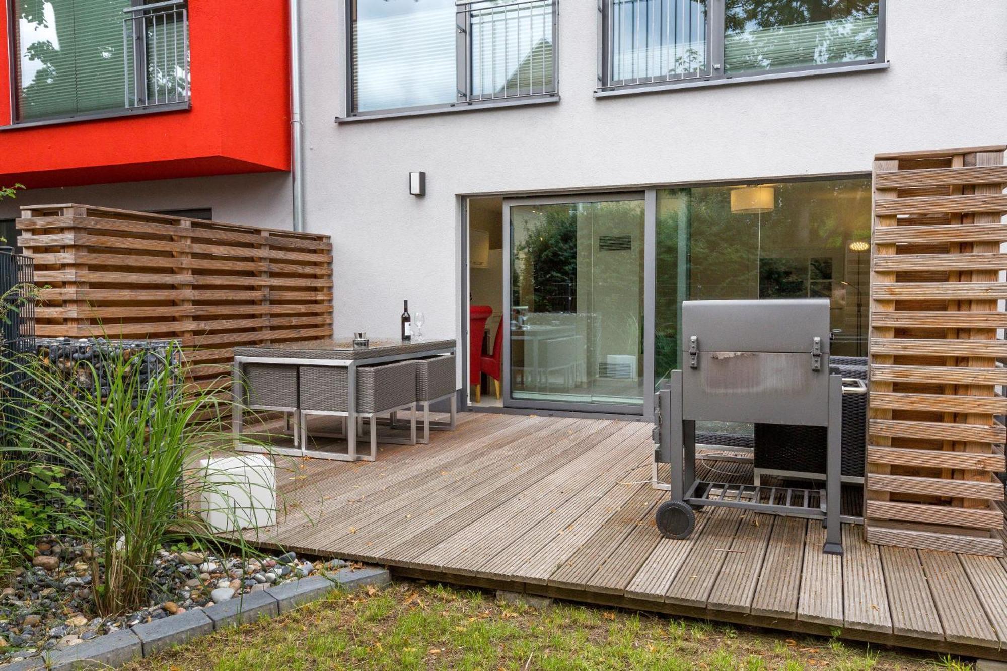 Residenz Mare Baltikum Fewo 3 - Strandnah, Terrasse, Sauna ユリウスルー エクステリア 写真